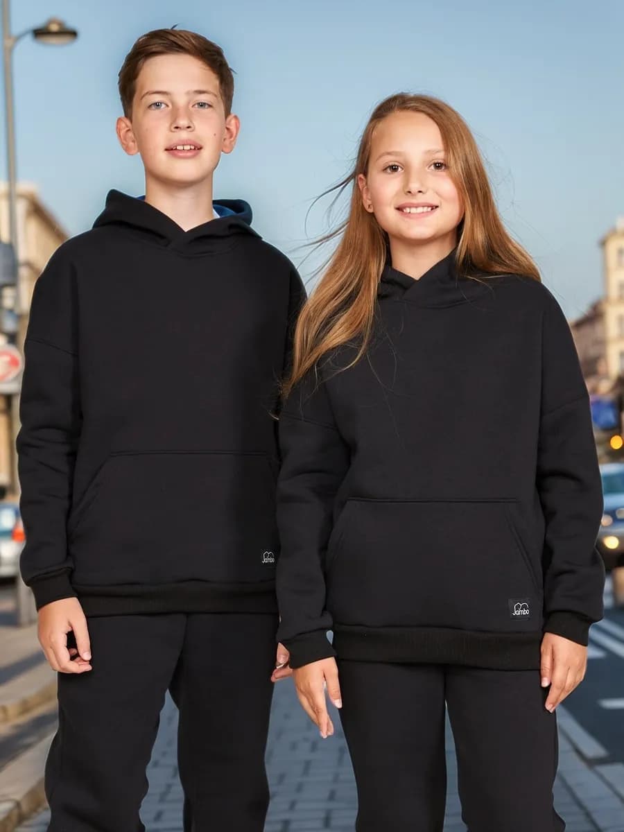 Толстовка подростковая тёплая с начесом