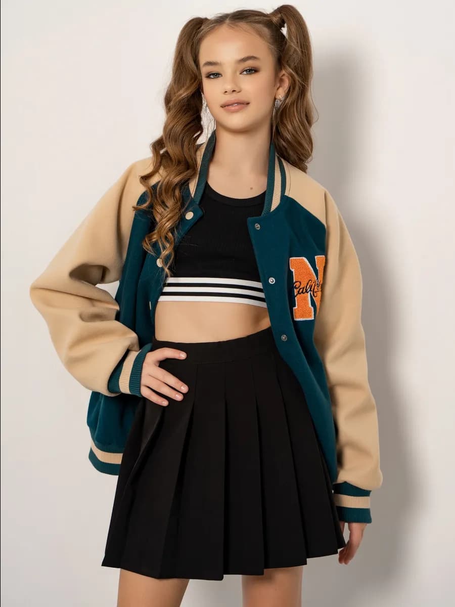 Юбка школьная теннисная плиссе