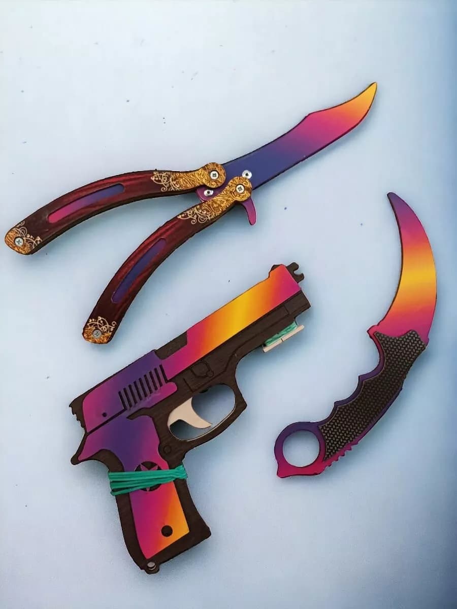 Набор деревянного оружия