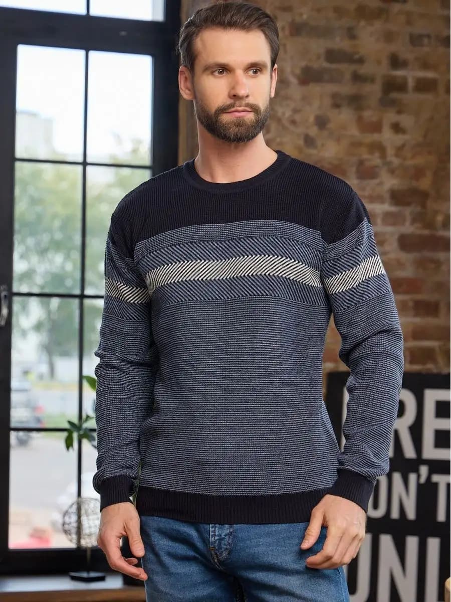 Джемпер вязаный - фото 1