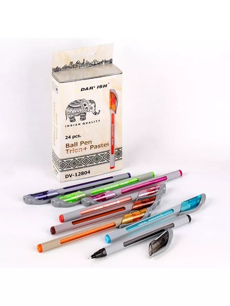 Ручка шариковая синяя набор 24шт