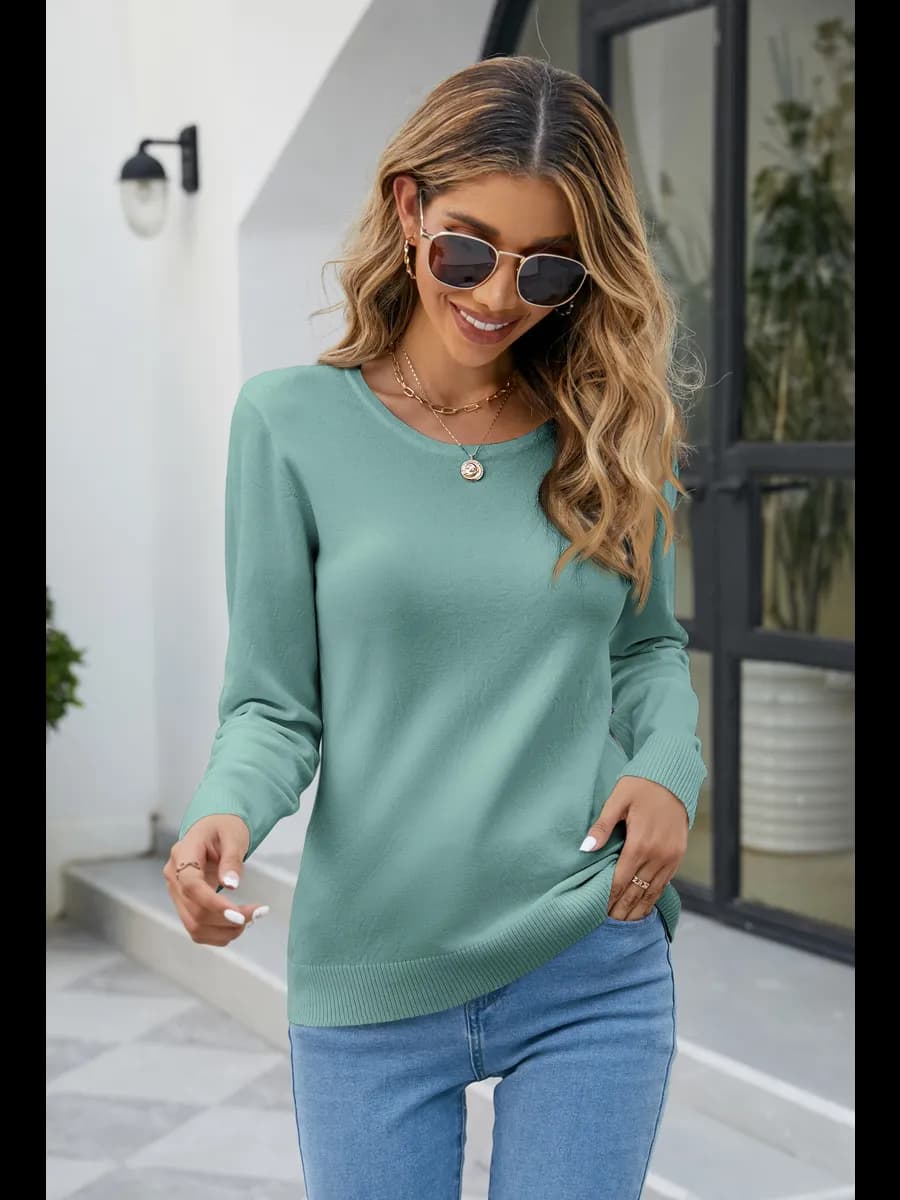 Кофта теплая больших размеров офисная