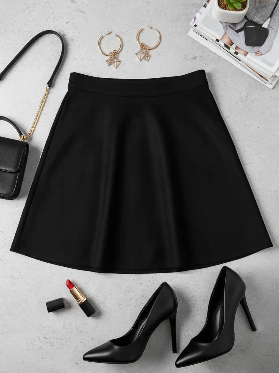 Юбка мини замшевая короткая