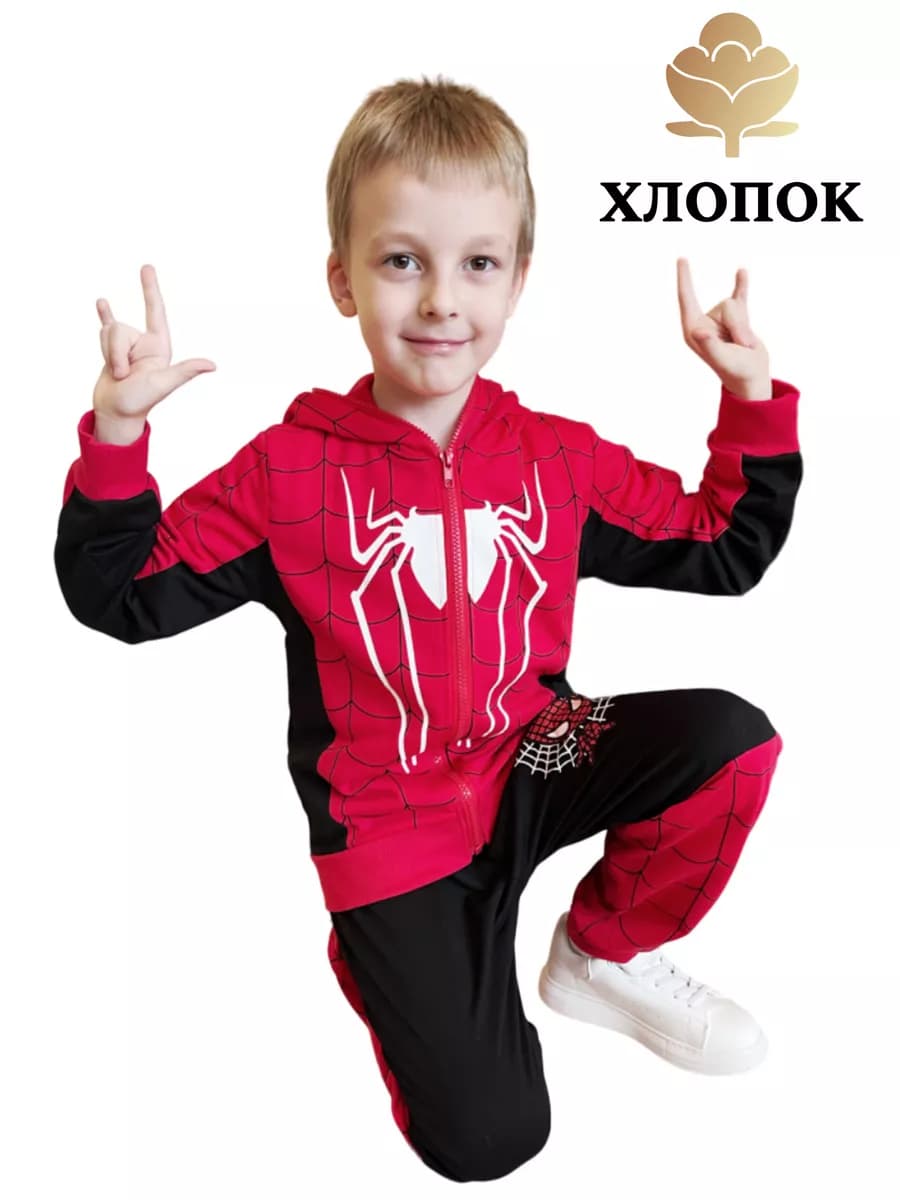 Костюм хлопковый Человек Паук