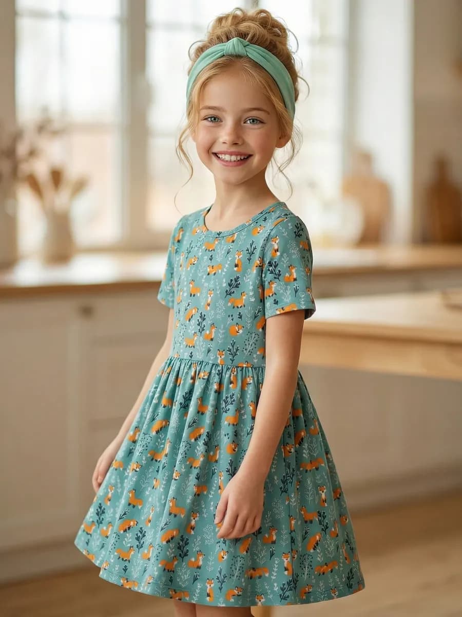 Платье в садик хлопок 100% - фото 1