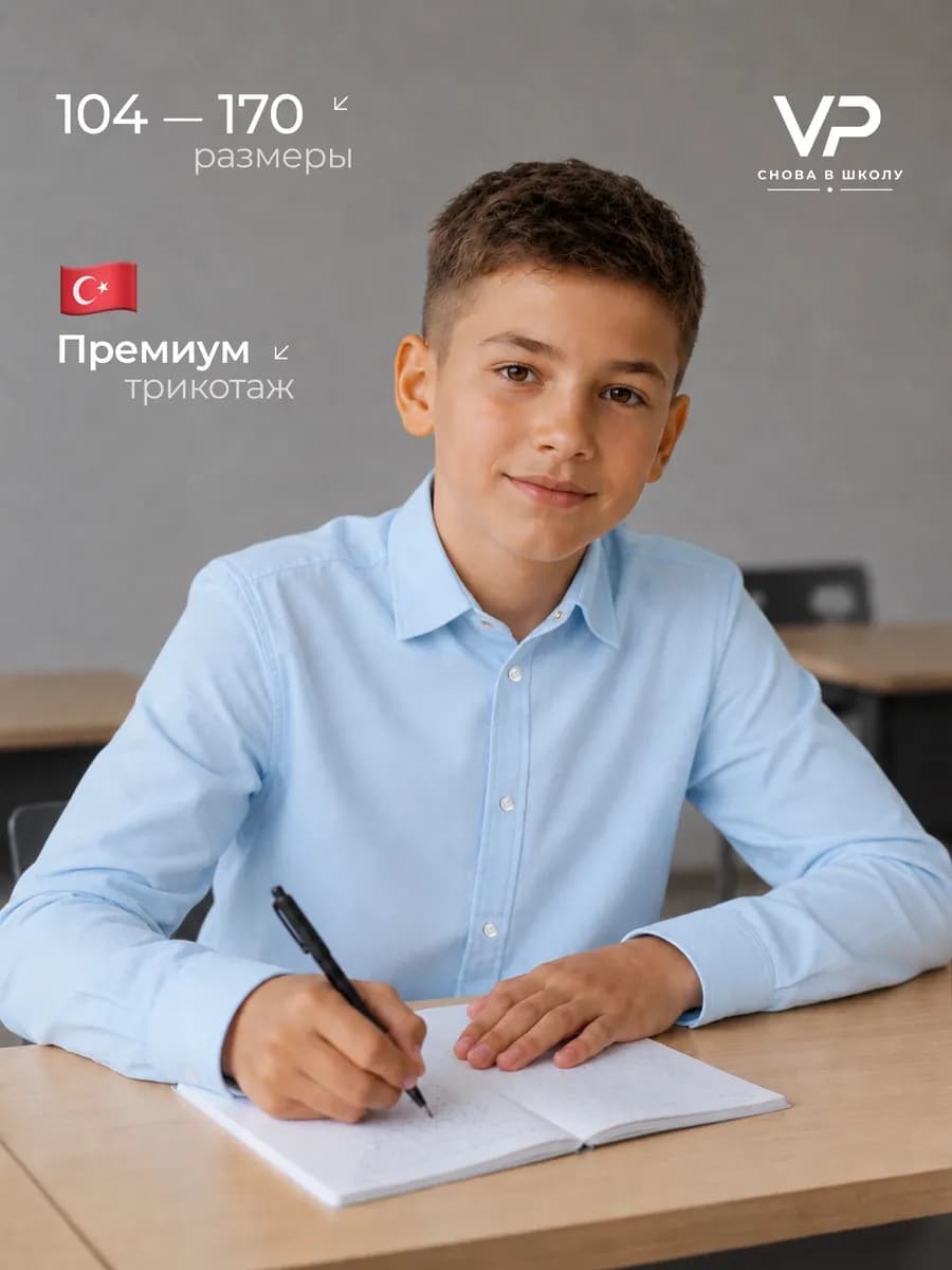 Рубашка трикотажная с длинным рукавом