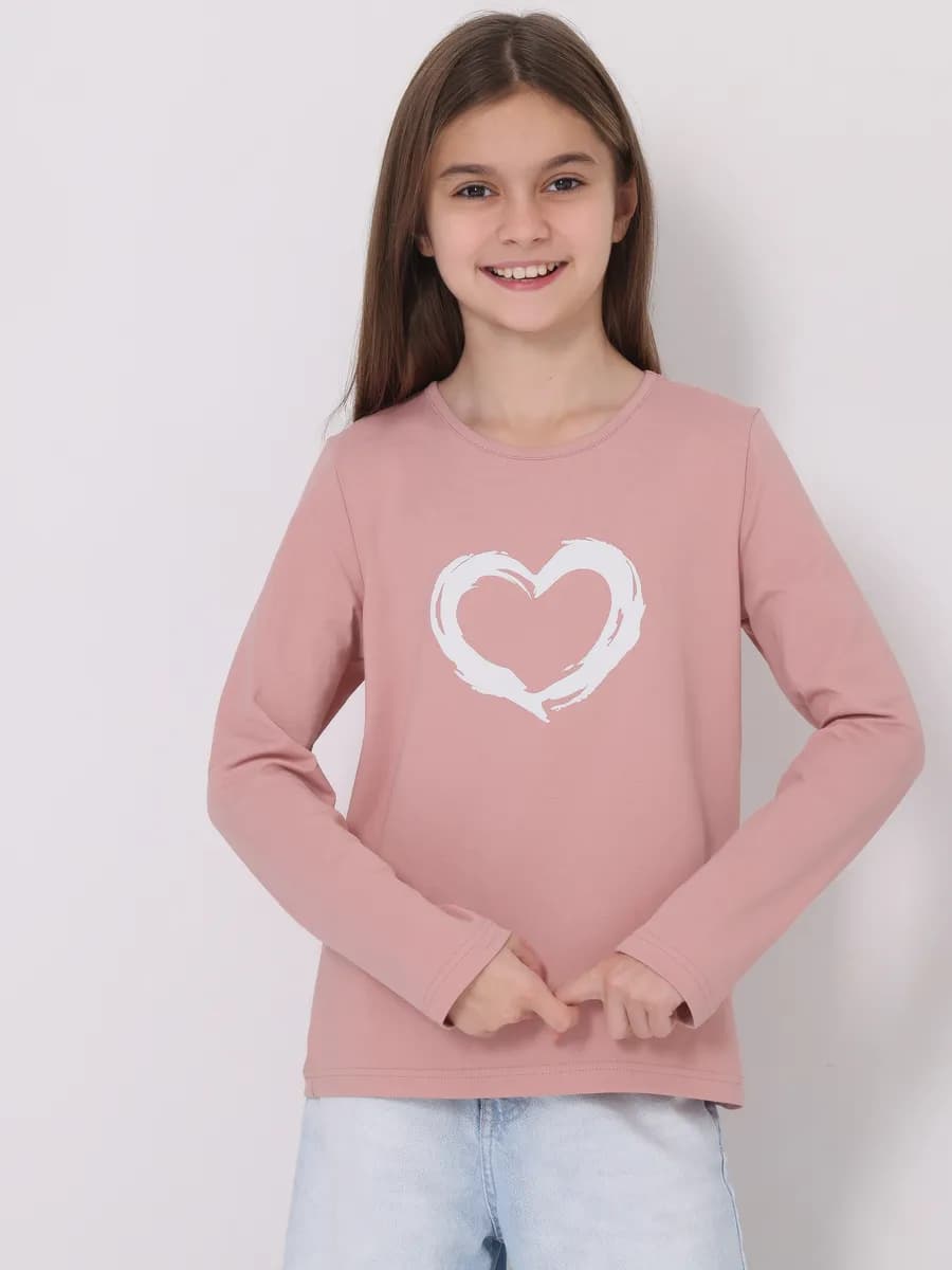 Лонгслив с принтом кофта хлопок 100%