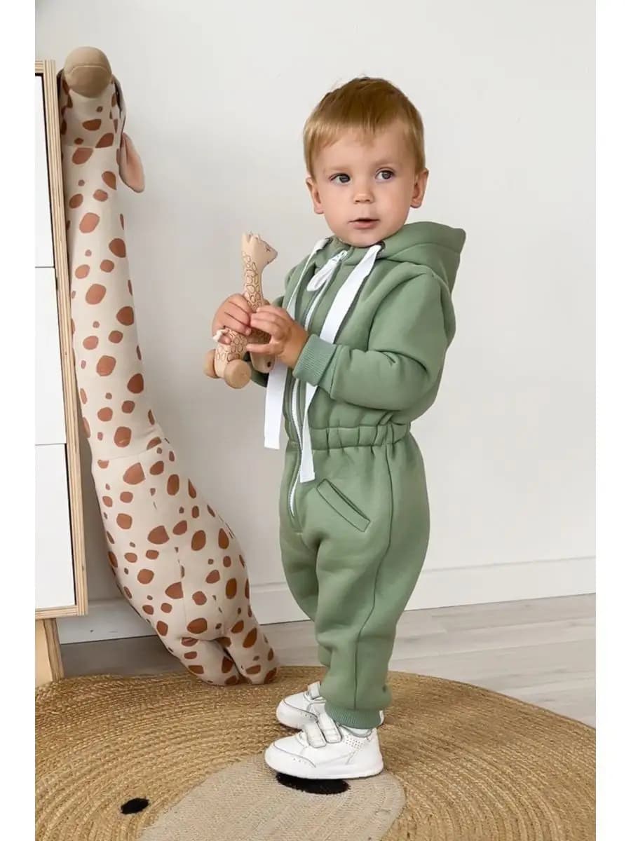 Комбинезон с начесом детский - фото 1