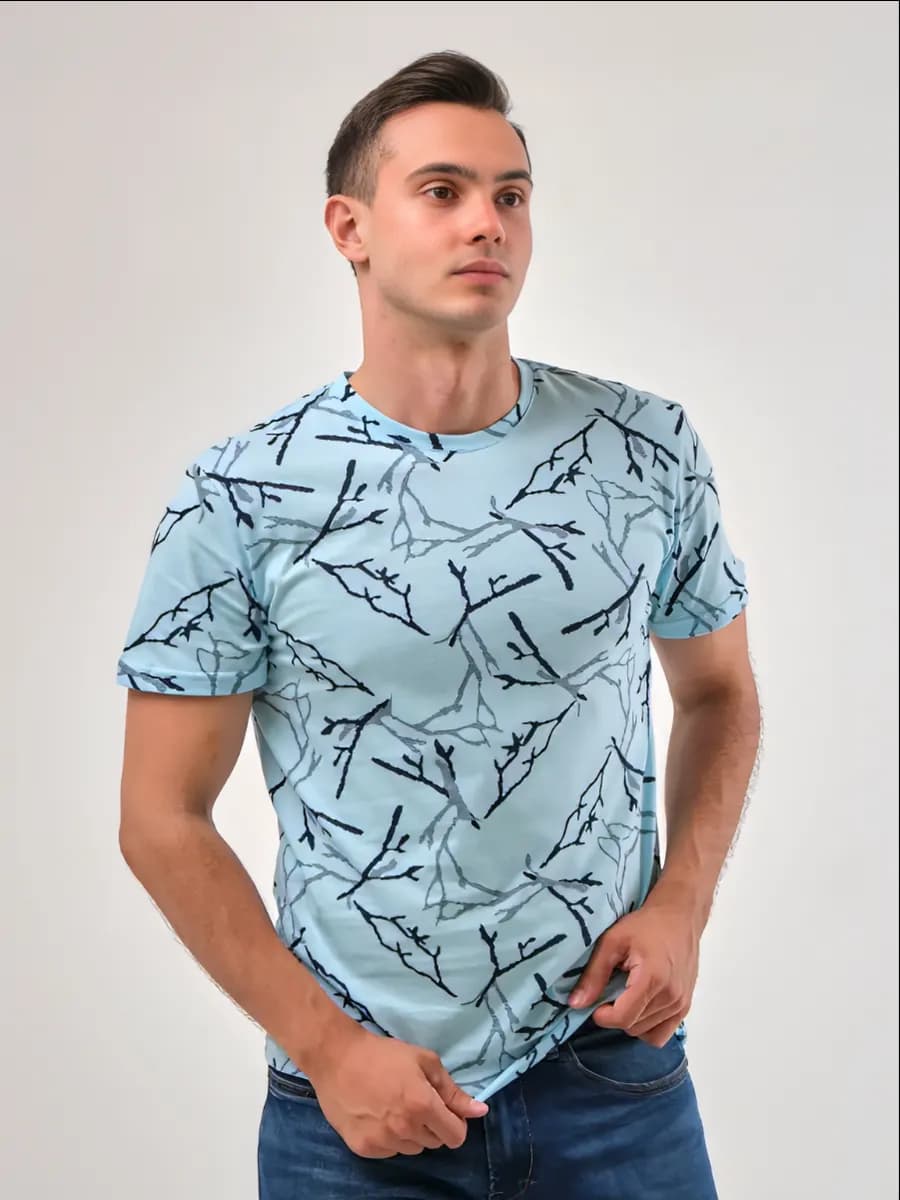 Футболка мужская базовая хлопковая