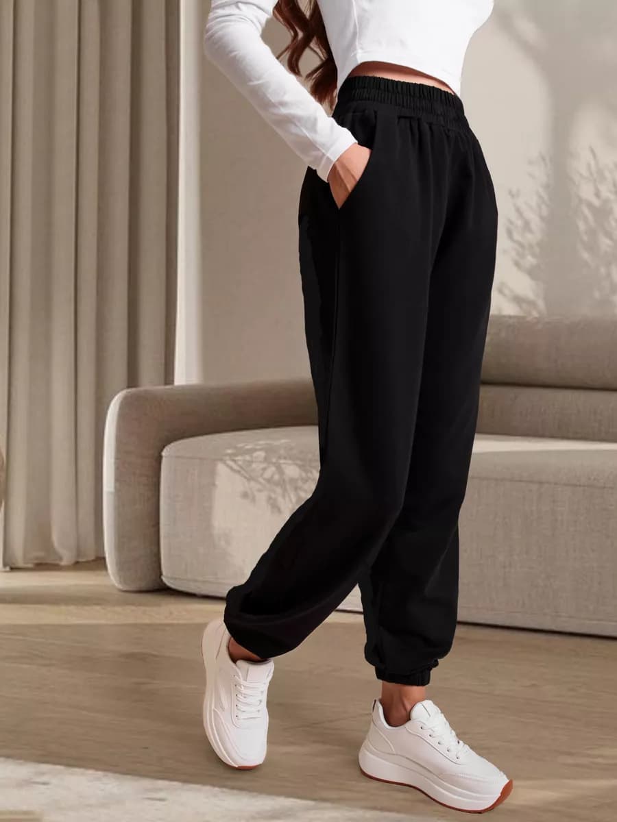 Брюки спортивные свободные джоггеры широкие