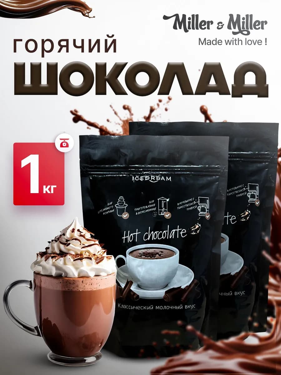 Горячий какао шоколад