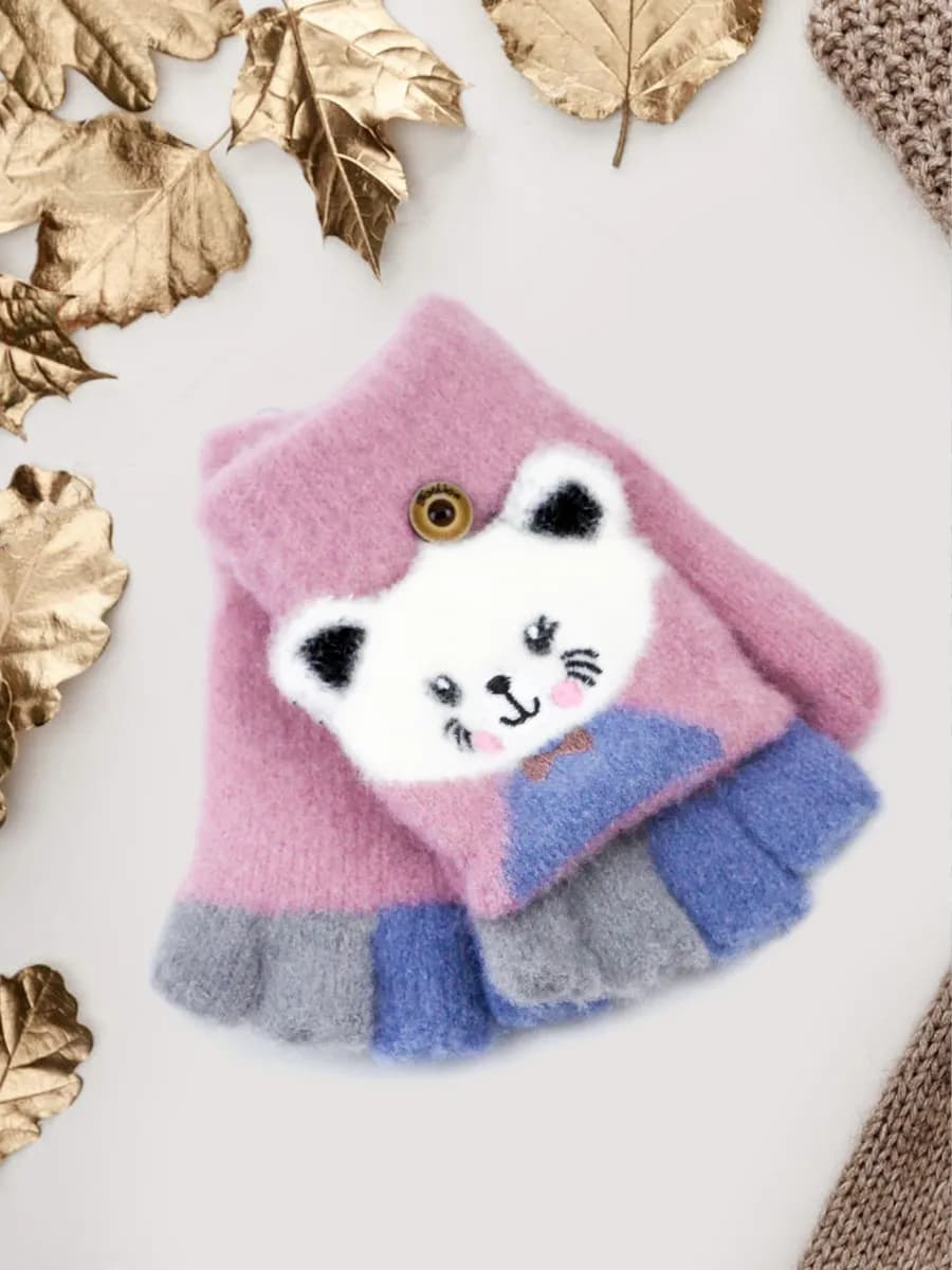 Митенки-перчатки-варежки-без пальцев