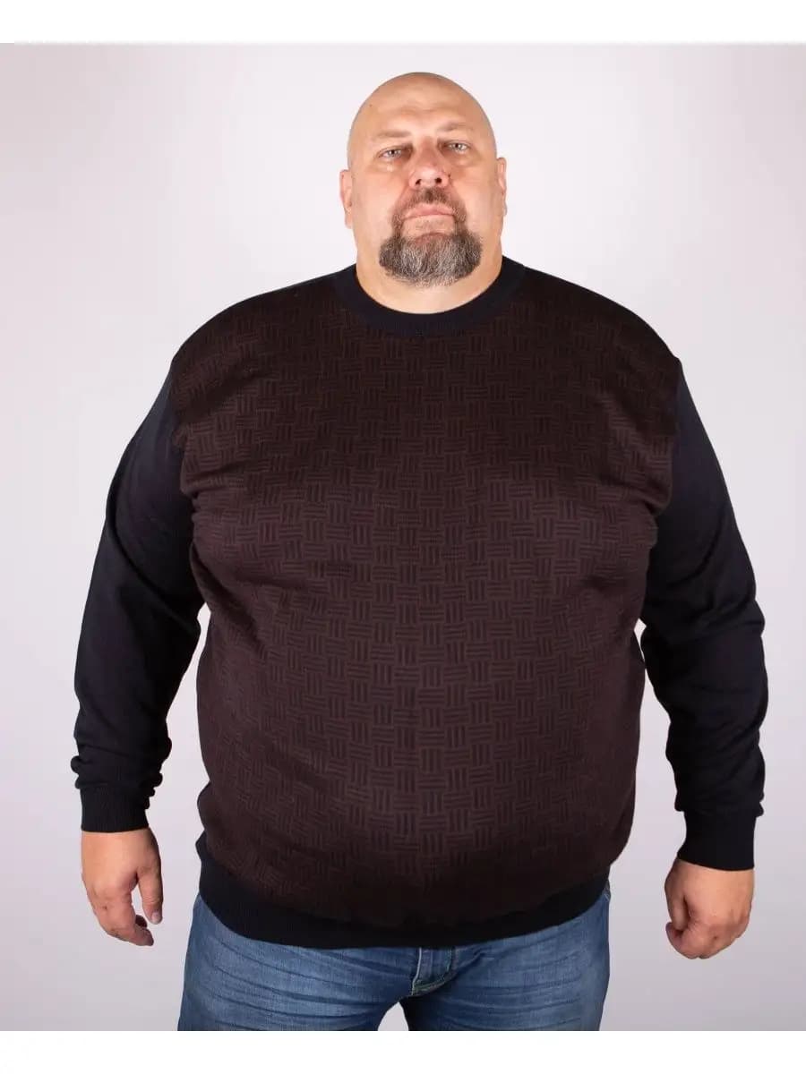 Джемпер мужской вязаный большие размеры