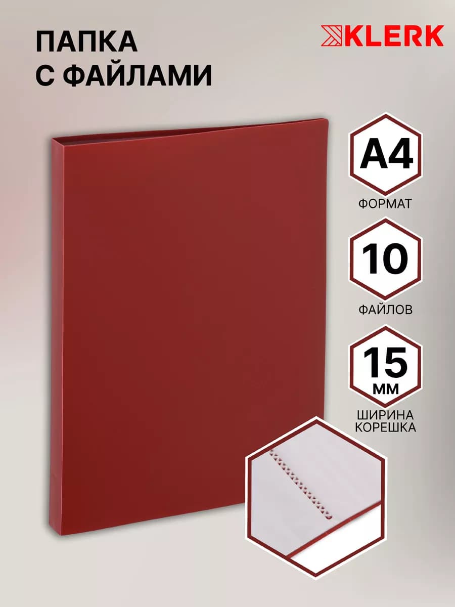 Папка с файлами А4 10 л