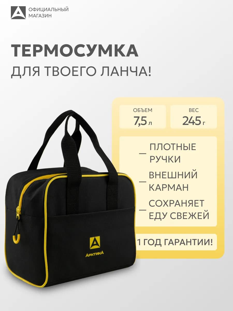 Термосумка - холодильник маленькая для обеда