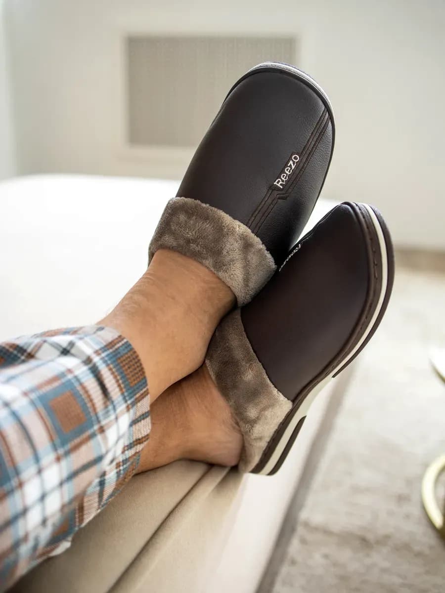 Тапочки мужские комнатные домашнин закрытые