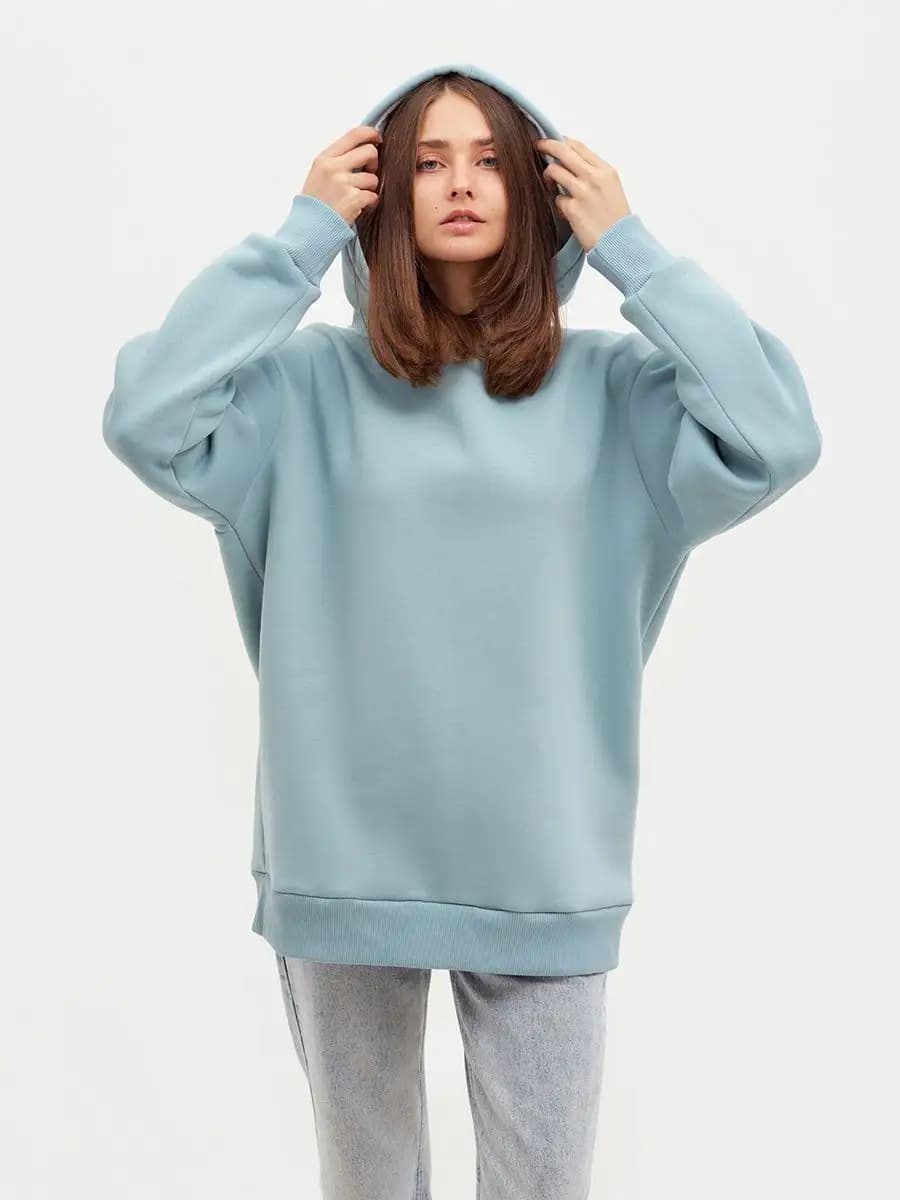 Худи оверсайз джемпер с капюшоном