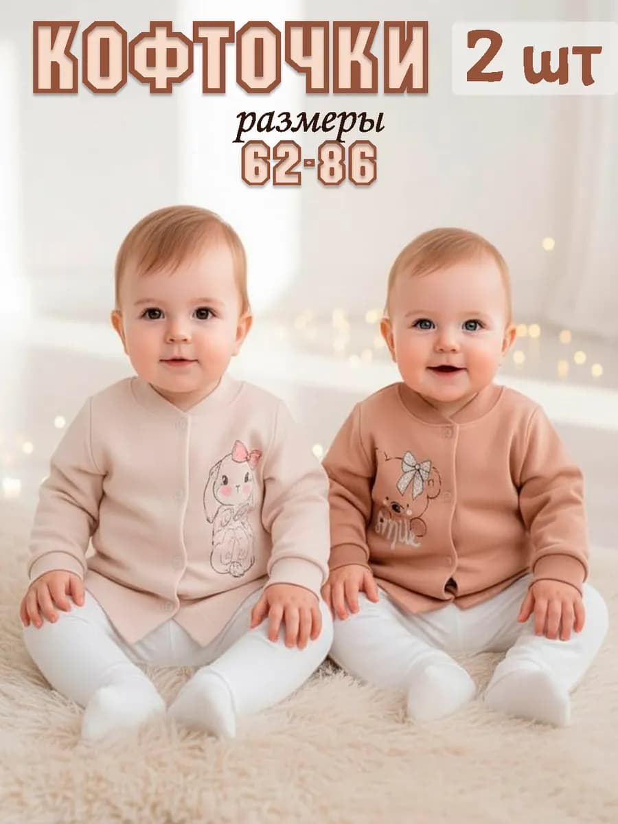 Кофточки для новорожденных теплые с начесом
