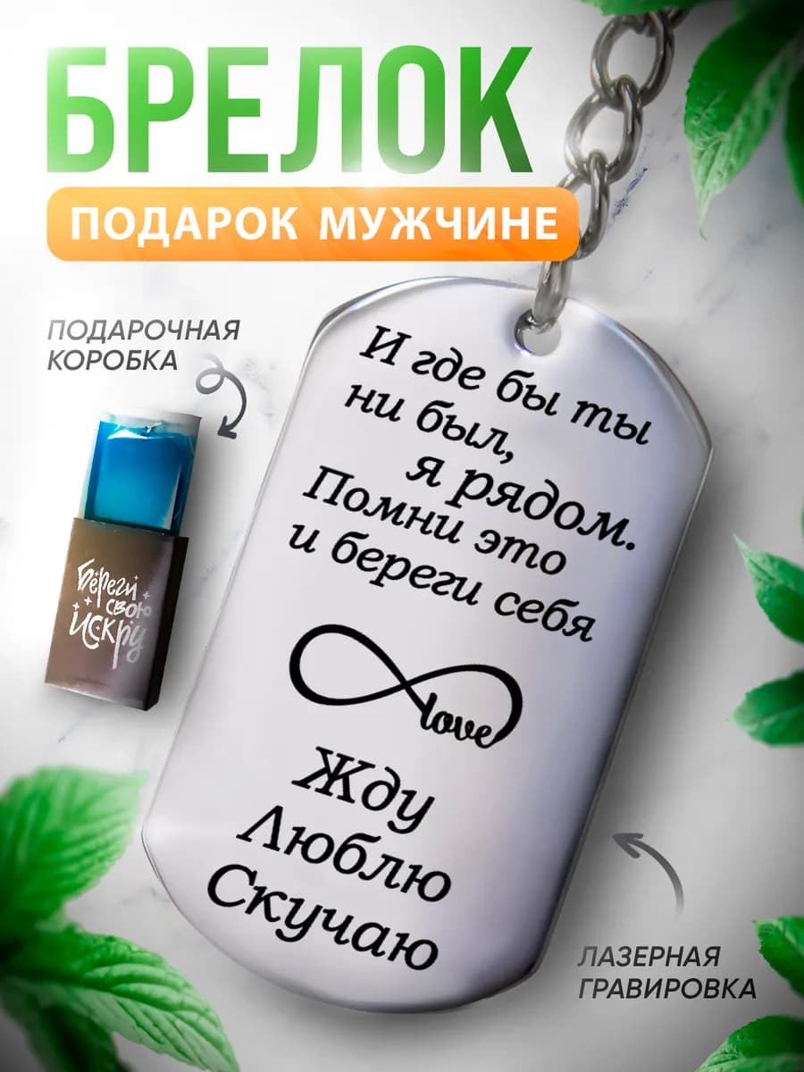 На день рождения подарок мужчине брелок для ключей