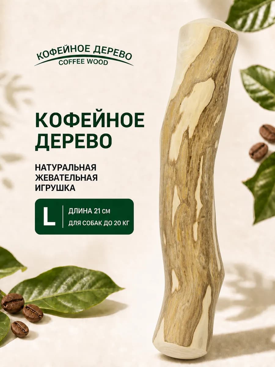 Игрушка для собак Палочка кофейного дерева L
