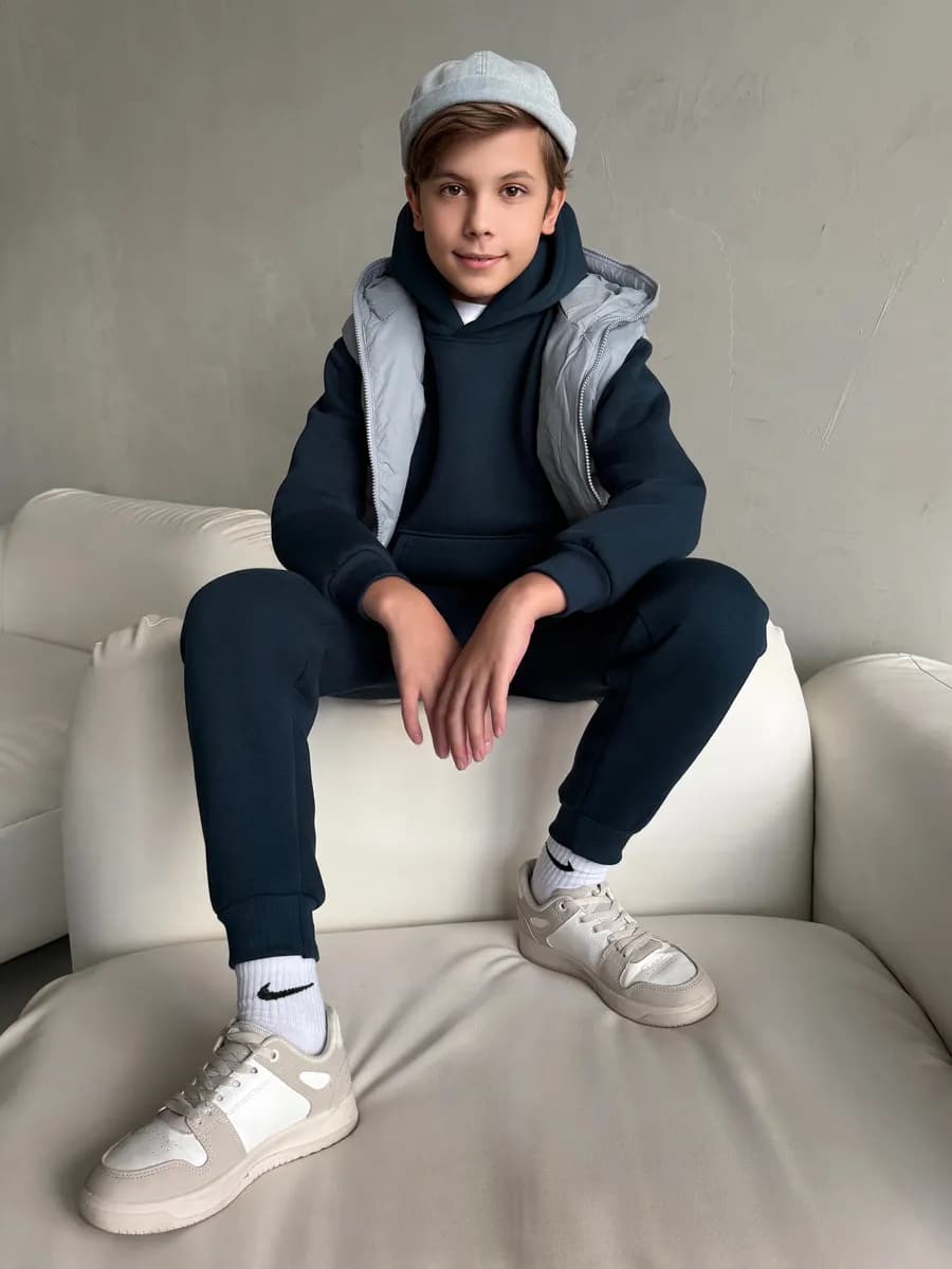 Спортивный костюм теплый с начесом зимний