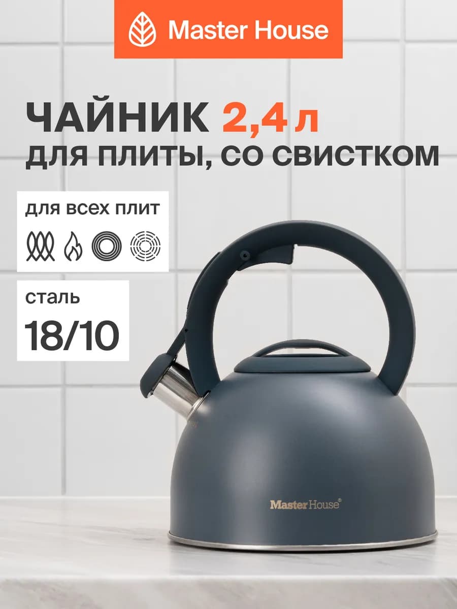 Чайник со свистком для плиты Antonio 2,4 л