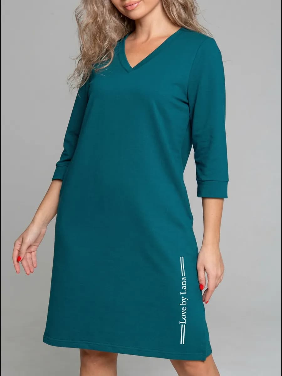 Платье трикотажное осеннее