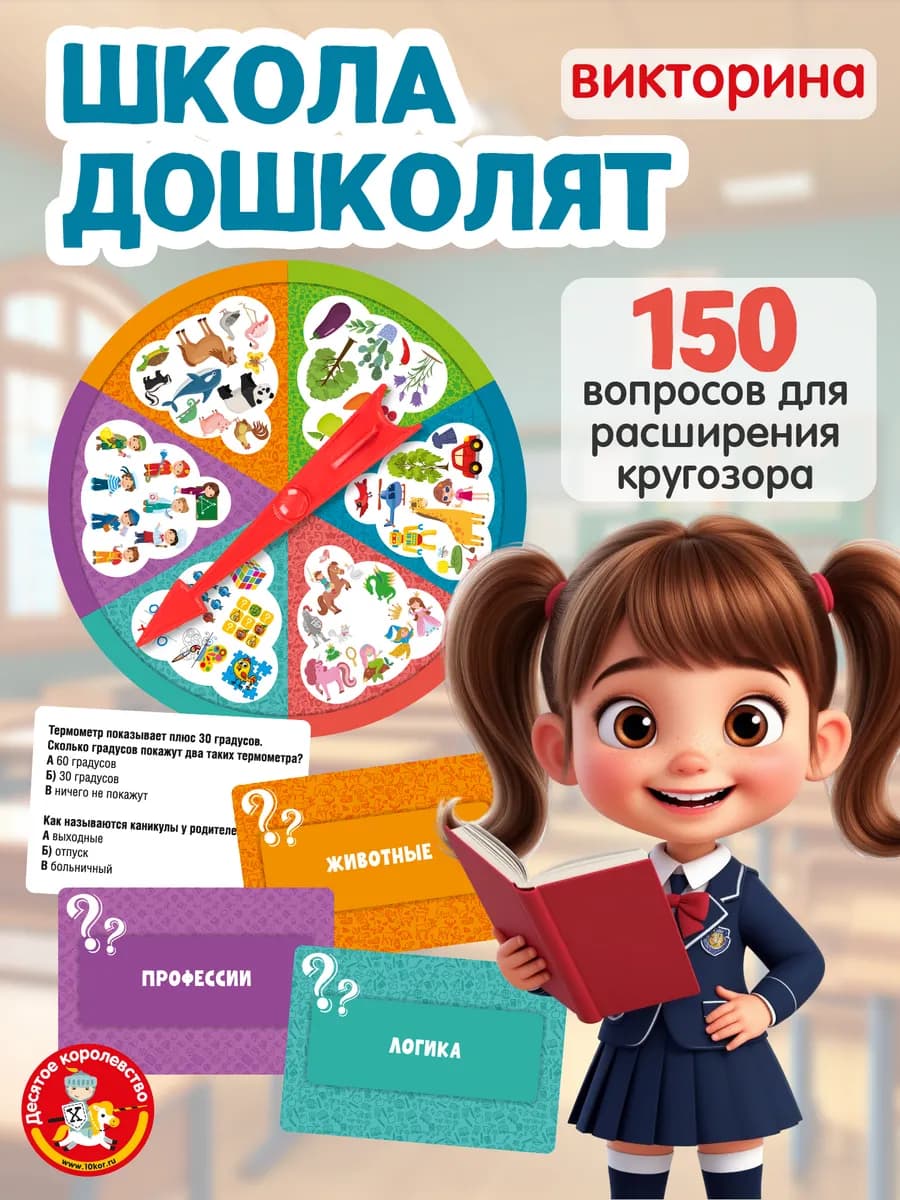 Обучающая викторина для детей "Школа дошколят"