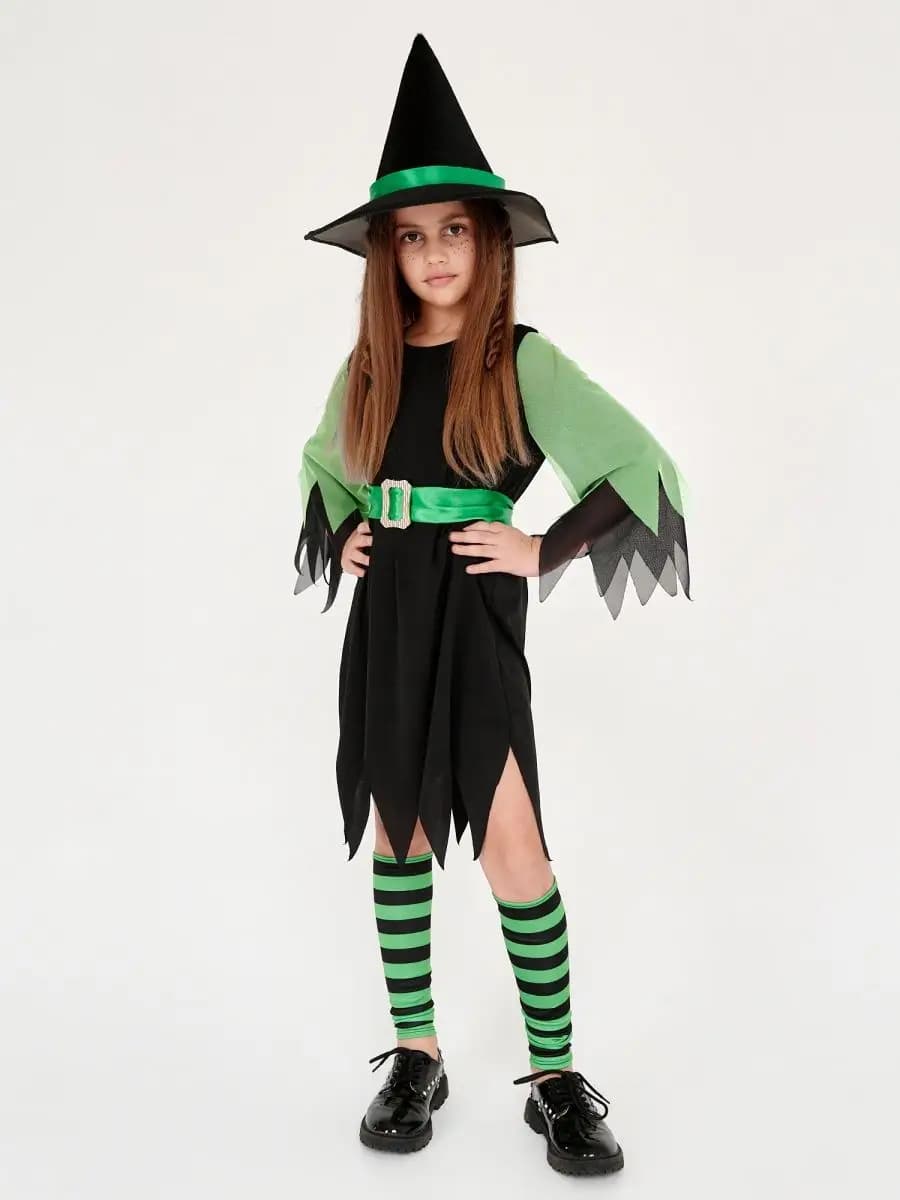 Карнавальный костюм ведьмы на Хэллоуин