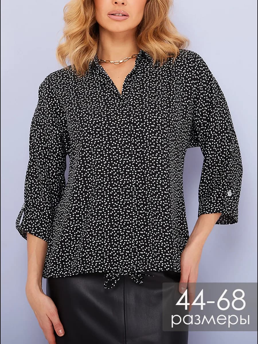 Блузка нарядная офисная больших размеров