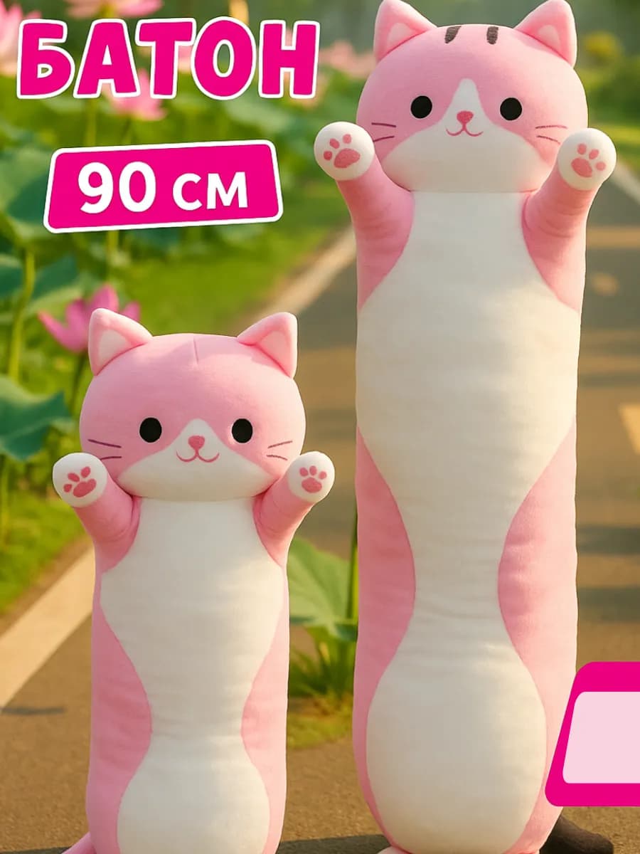 Мягкая игрушка кот батон