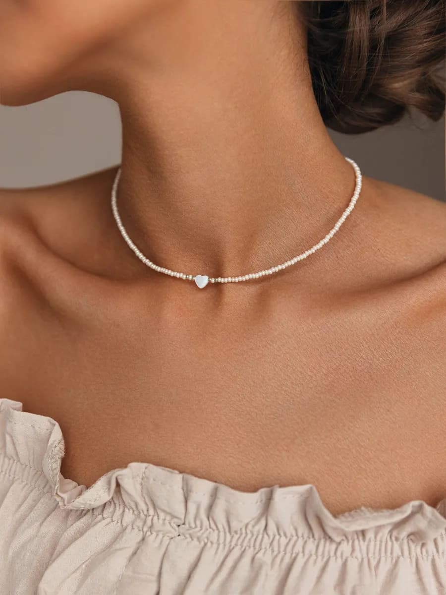 Чокер на шею из бисера бижутерия украшение