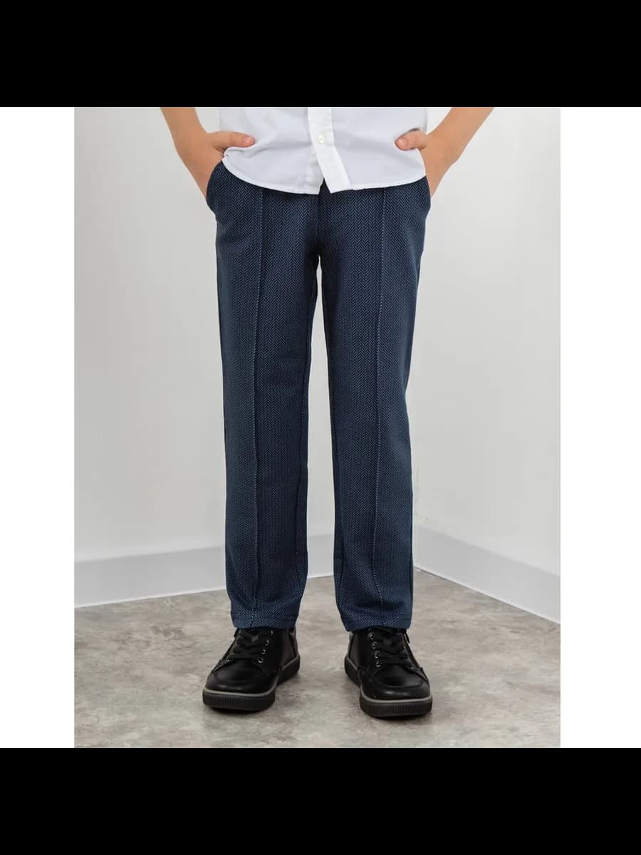 Брюки трикотажные школьные