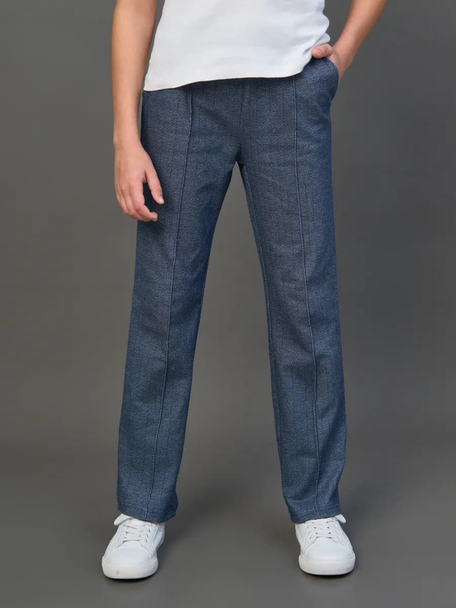 Брюки трикотажные школьные