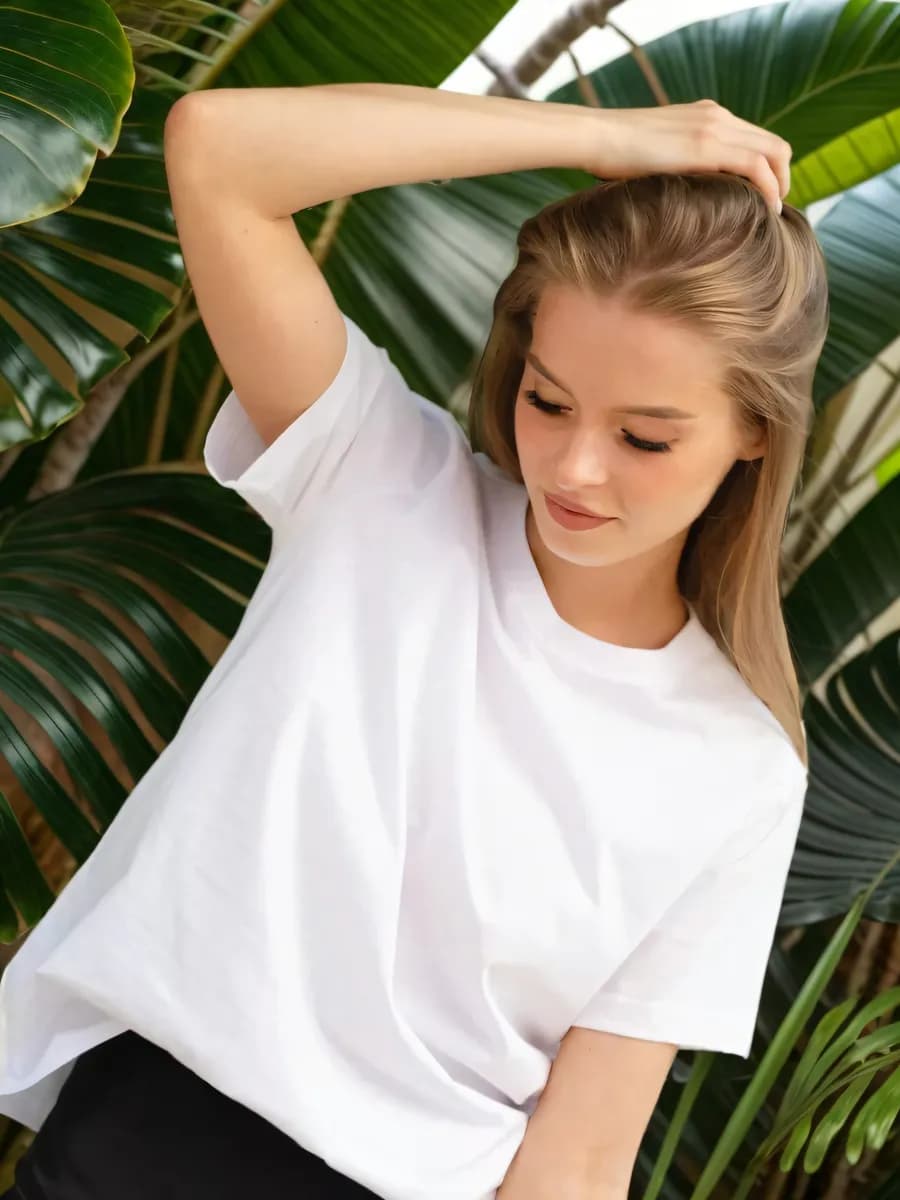 Футболка женская белая