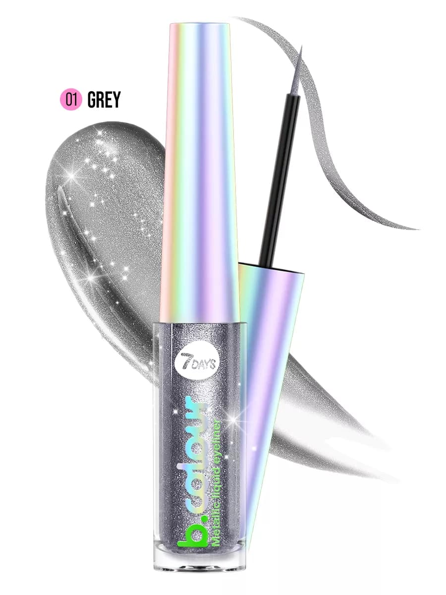 Подводка для глаз серебро