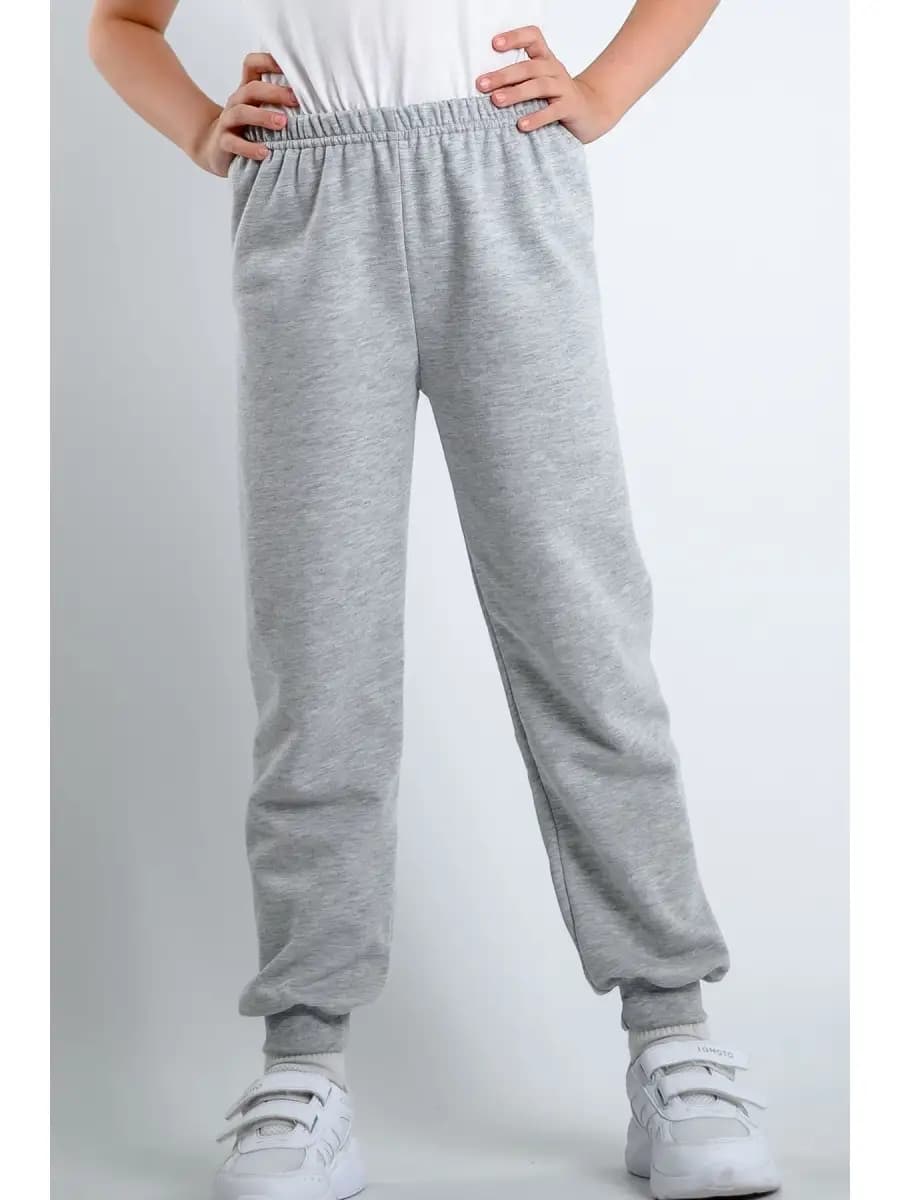 Брюки спортивные с легким начесом (байка) - фото 1