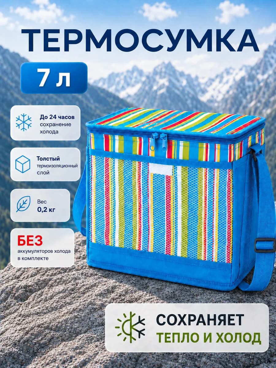Термосумка холодильник для ланча и пикника