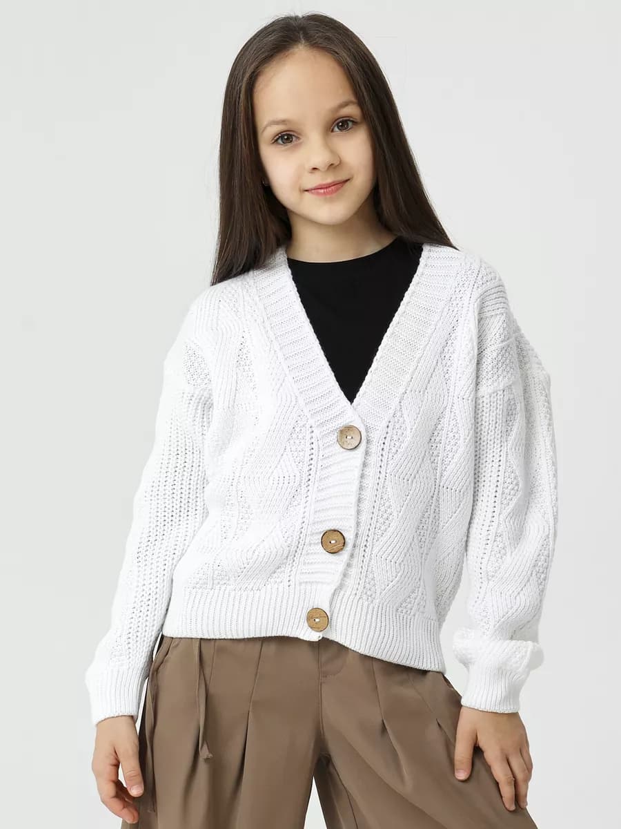 Кардиган школьный вязаный для подростка