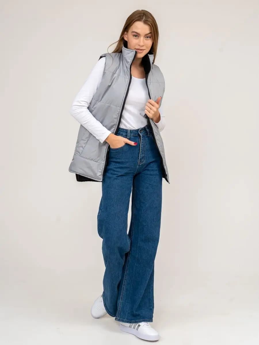 Жилет рабочий женский утеплённый - фото 1