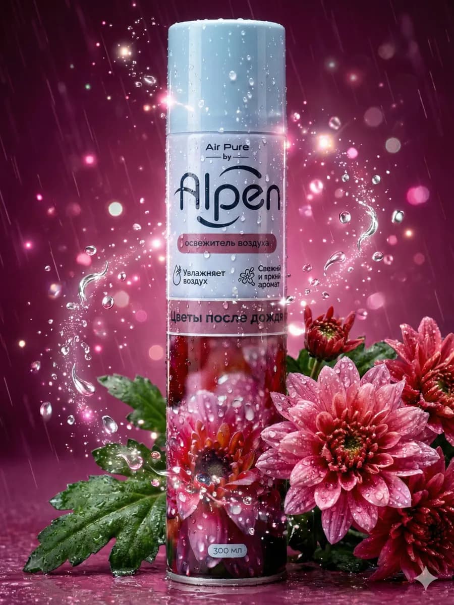 Освежитель воздуха цветы после дождя