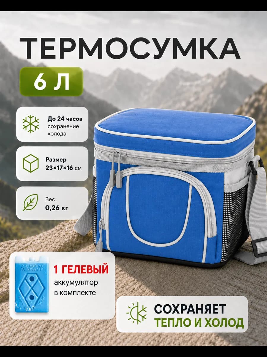 Термосумка холодильник для ланча и пикника