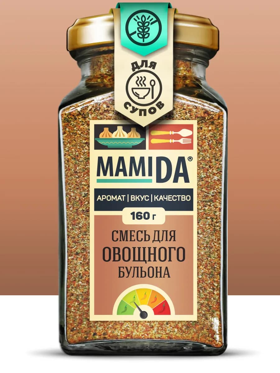 Смесь овощной бульон МамиДА, 160г