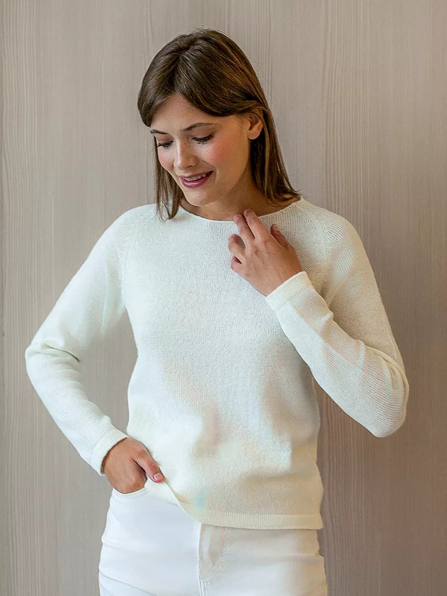 Джемпер оверсайз тонкий вязаный