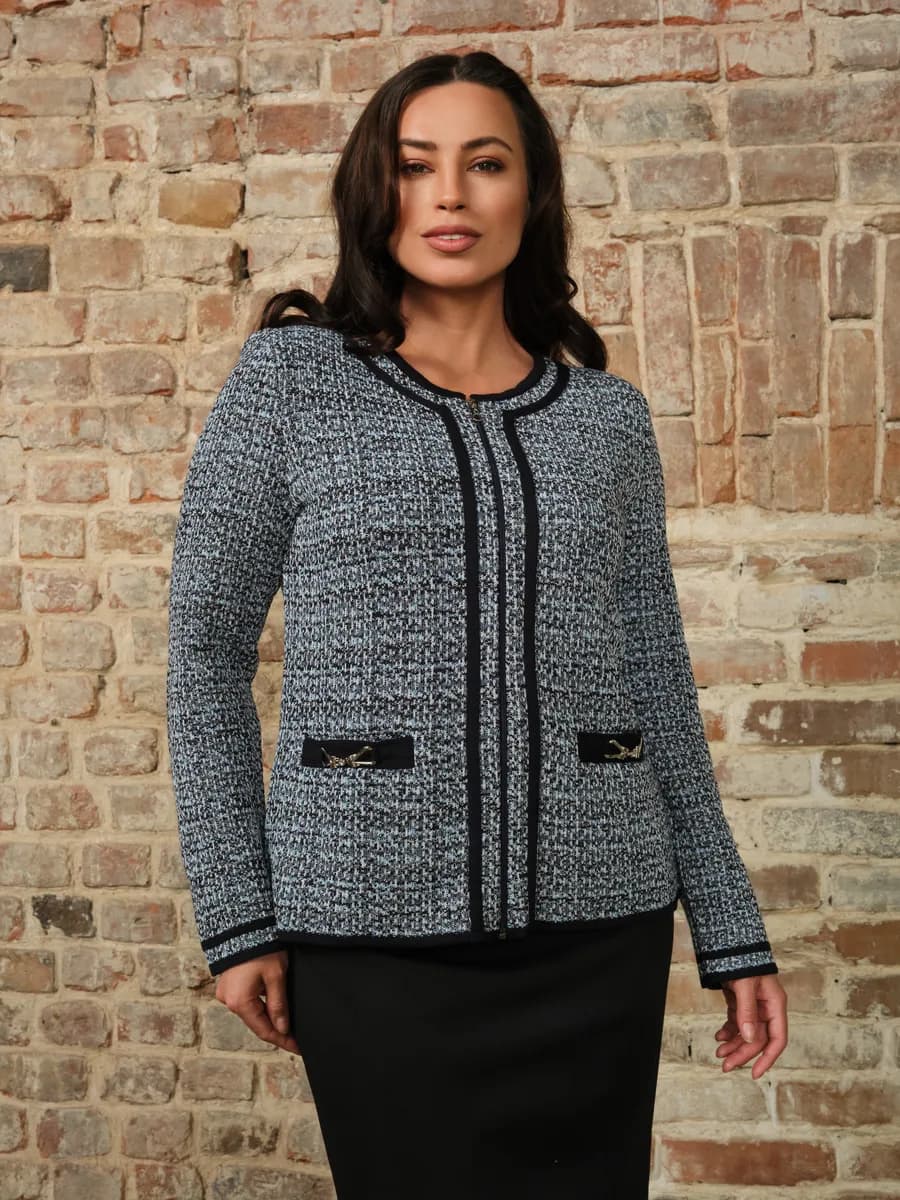 Жакет классический на молнии