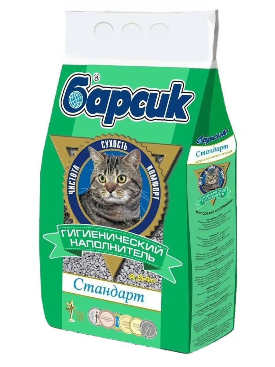 Наполнитель для кошачьего туалета Барсик Стандарт 4,54 л - фото 1