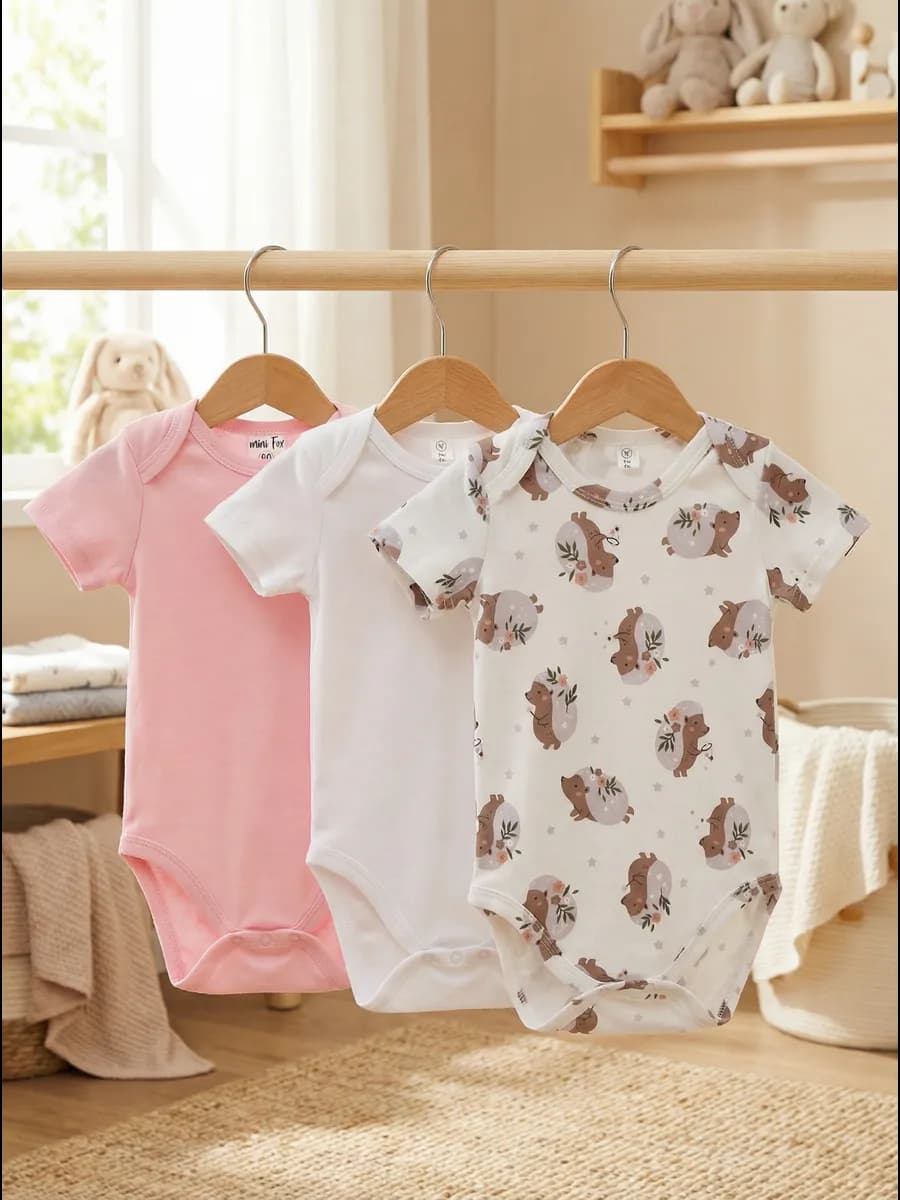 Комплект боди для новорожденных - фото 1