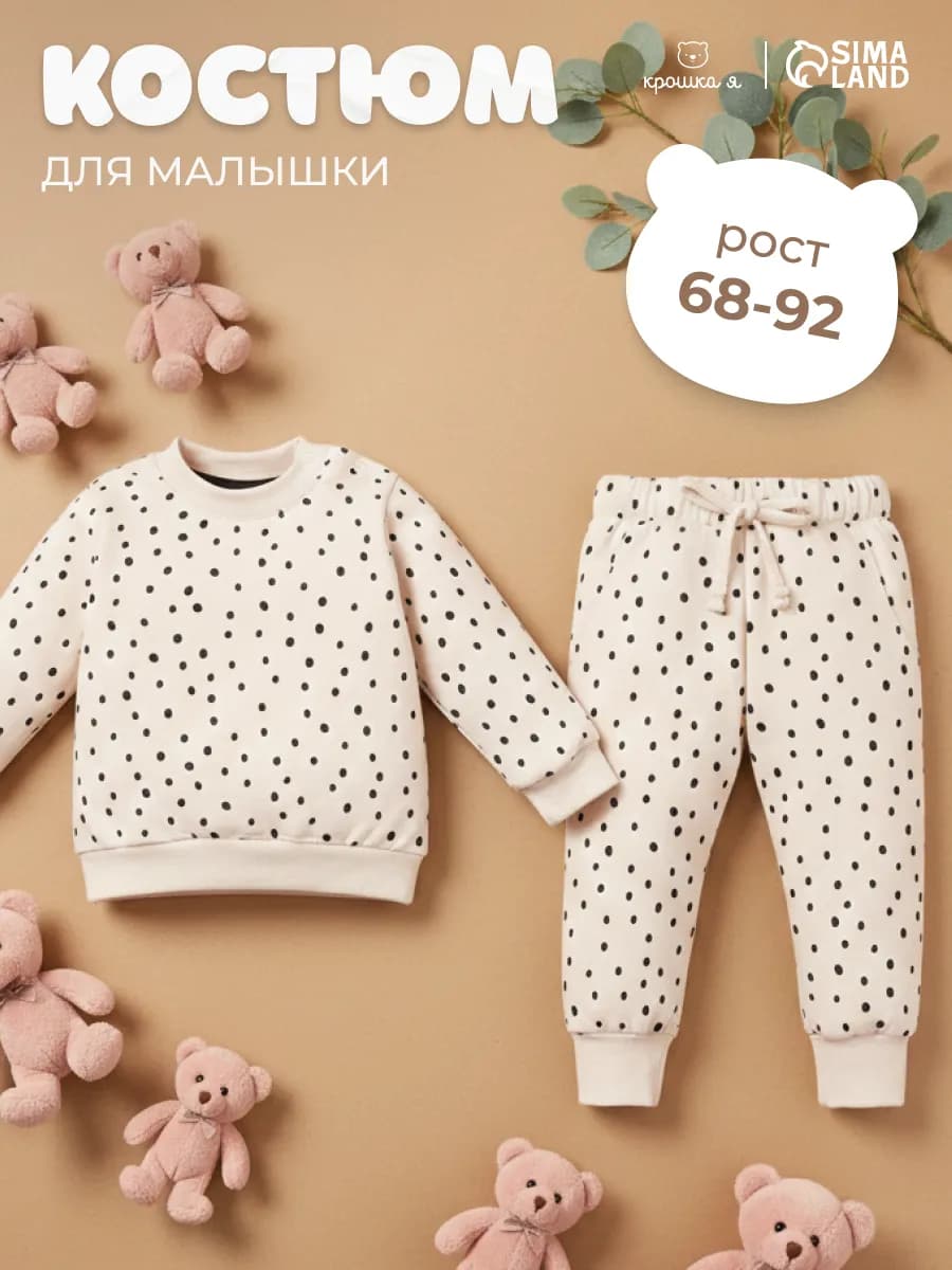 Костюм детский комплект джемпер и брюки - фото 1