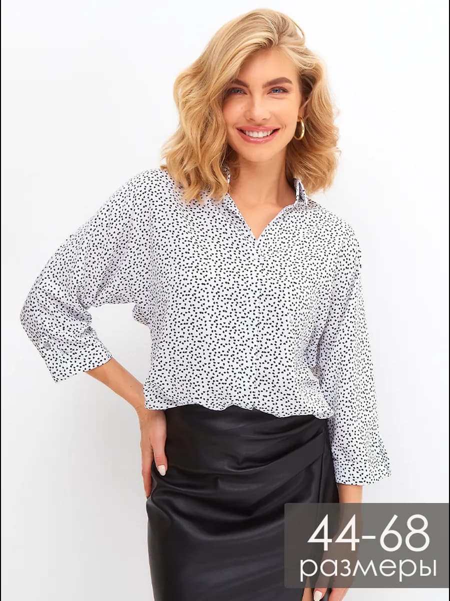 Блузка нарядная стильная больших размеров