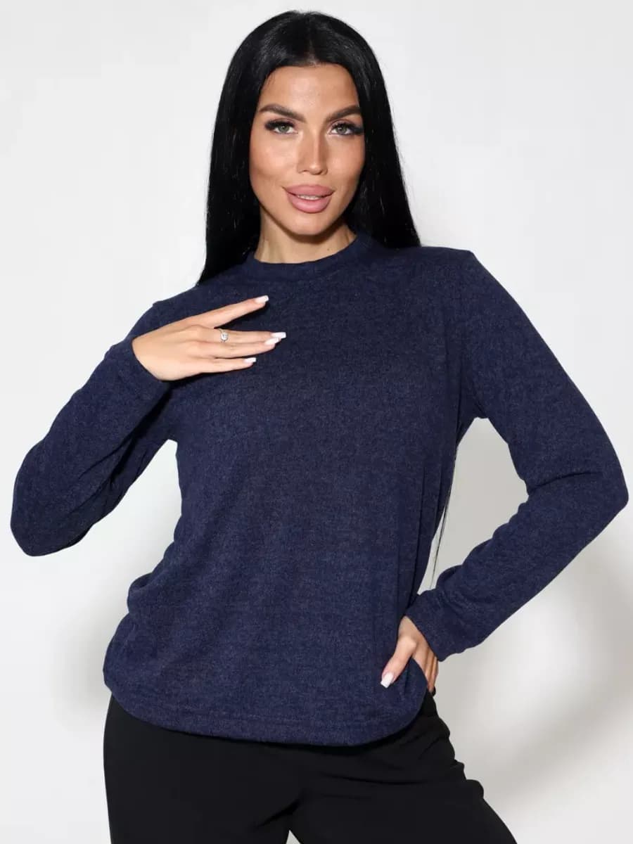 Джемпер теплый больших размеров